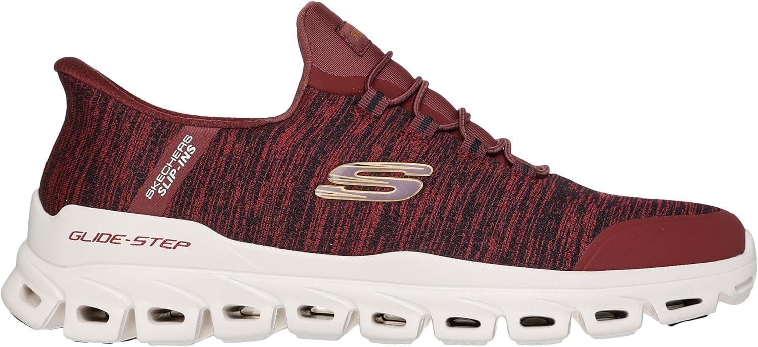 imageSkechers Mens GlideStep Zefyr Hands Free SlipinBurgundy