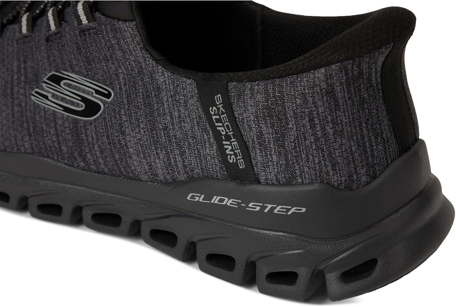 imageSkechers Mens GlideStep Zefyr Hands Free SlipinCharcoalBlack