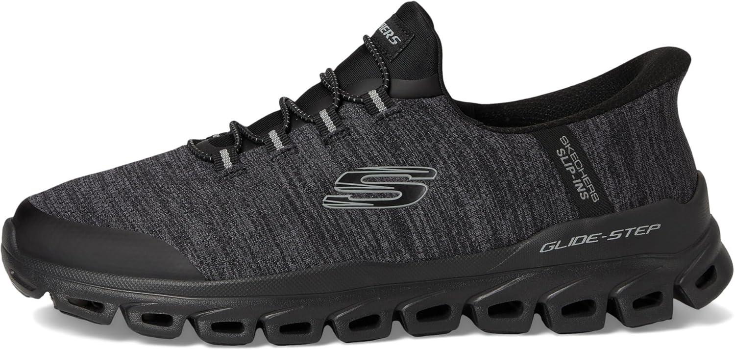imageSkechers Mens GlideStep Zefyr Hands Free SlipinCharcoalBlack