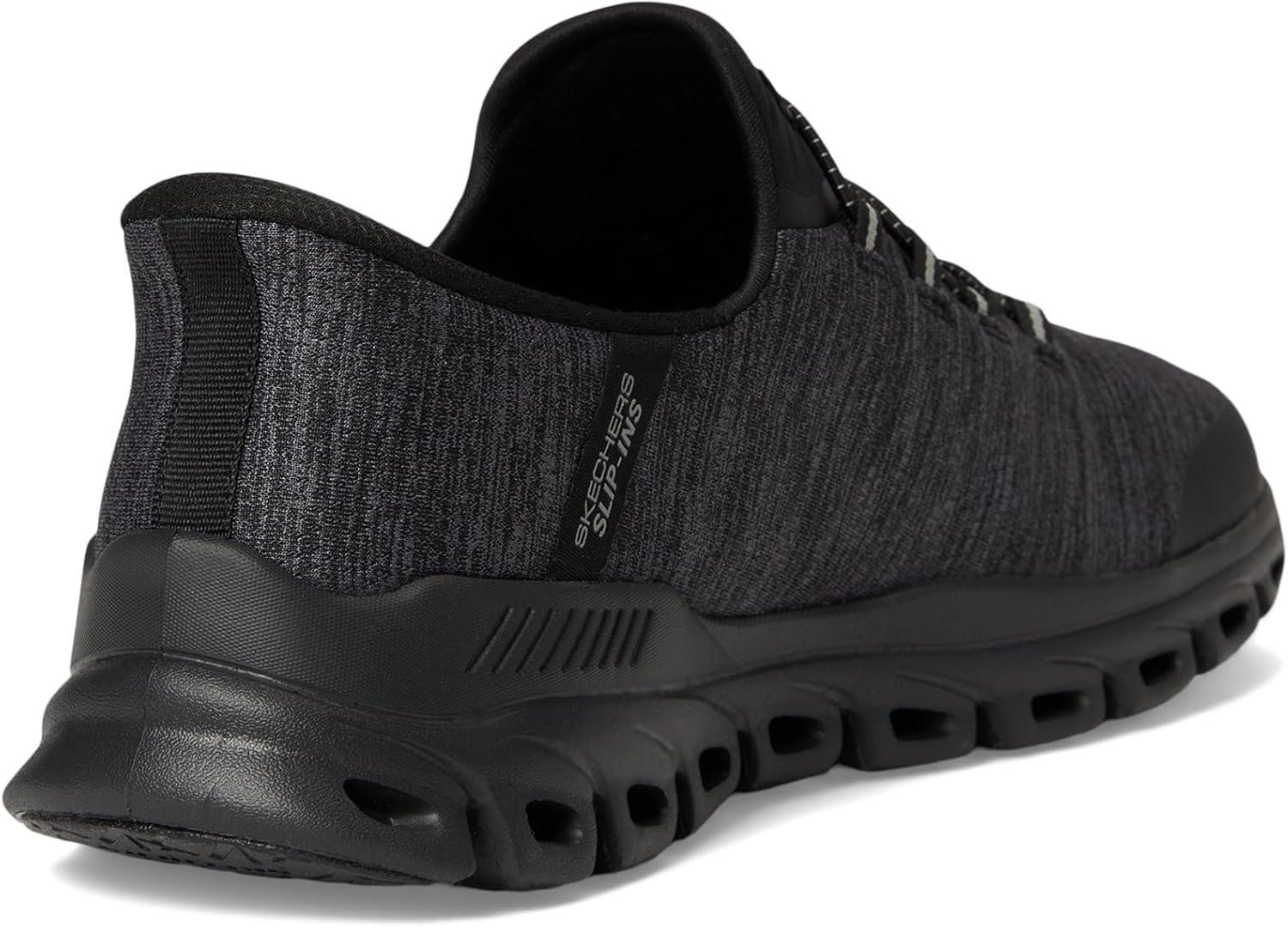 imageSkechers Mens GlideStep Zefyr Hands Free SlipinCharcoalBlack
