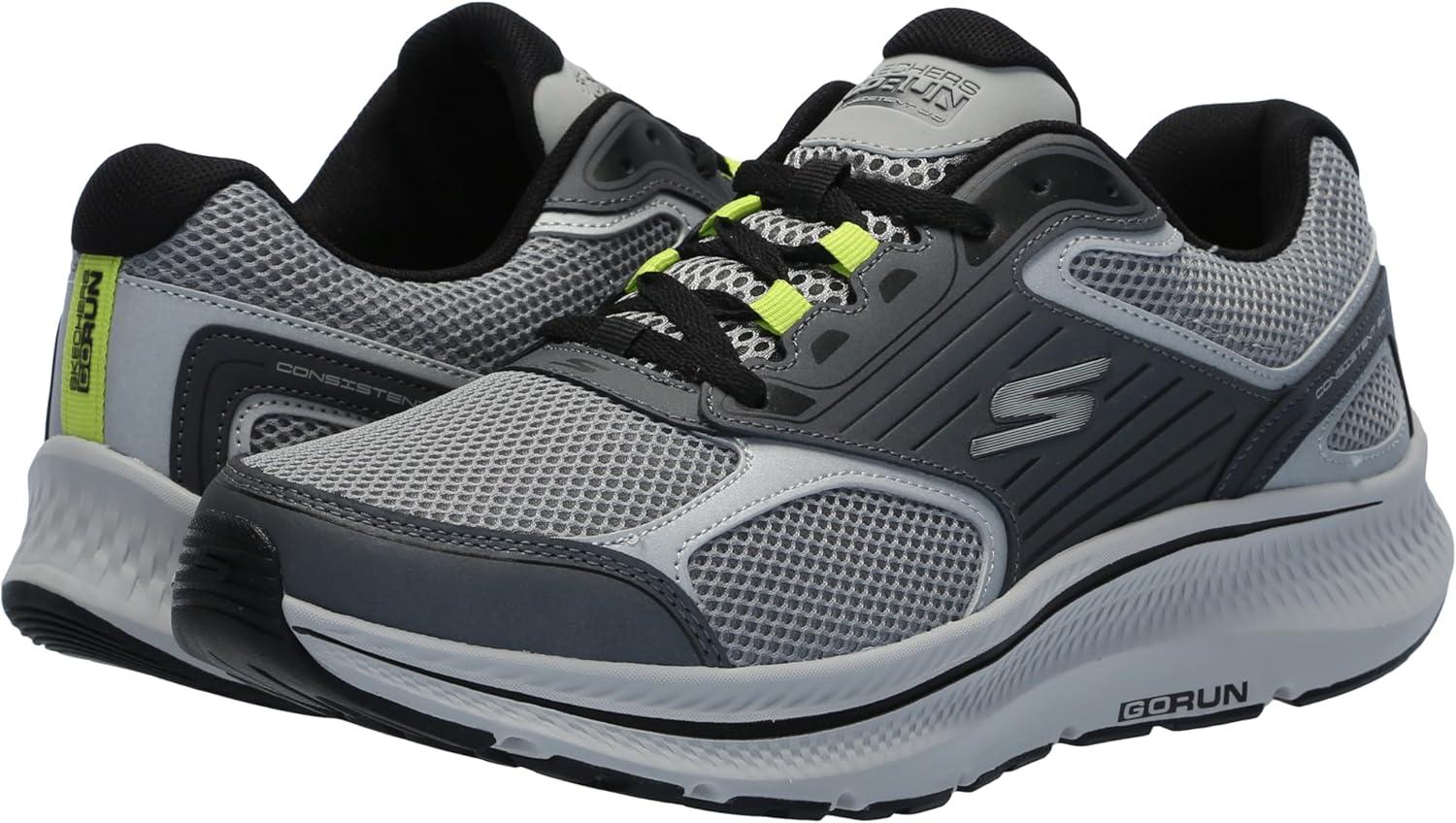 imageSkechers Mens Go Run Consistent 20GreyBlack