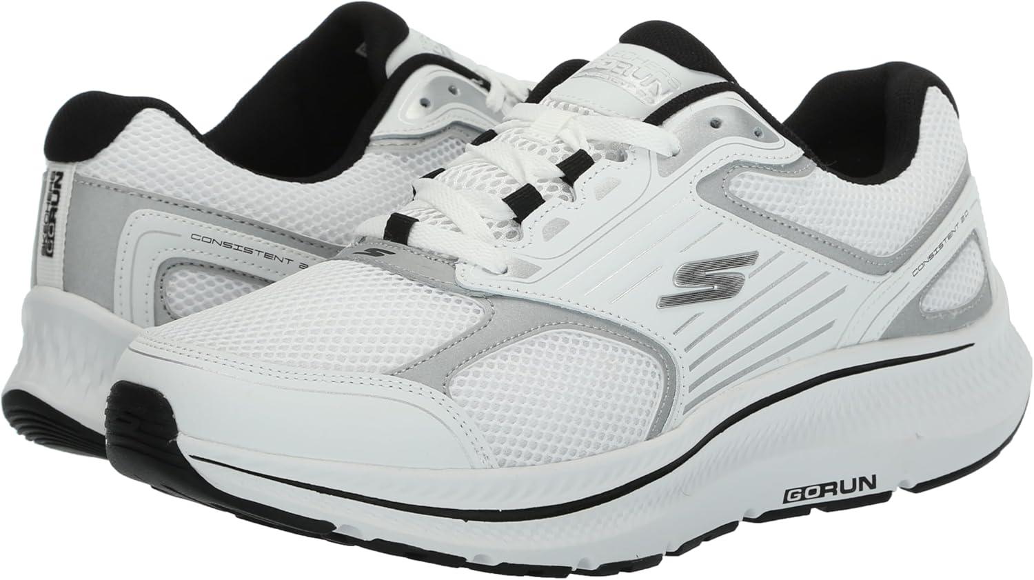 imageSkechers Mens Go Run Consistent 20WhiteSilver