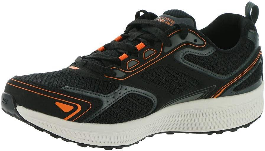 imageSkechers Mens Go Run Consistent Air Cooled Foam Athletic SneakersBlackOrange