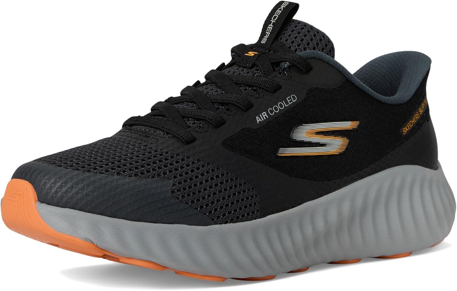imageSkechers Mens Go Run Now Starfuse Hands Free SlipinsBlackGrey