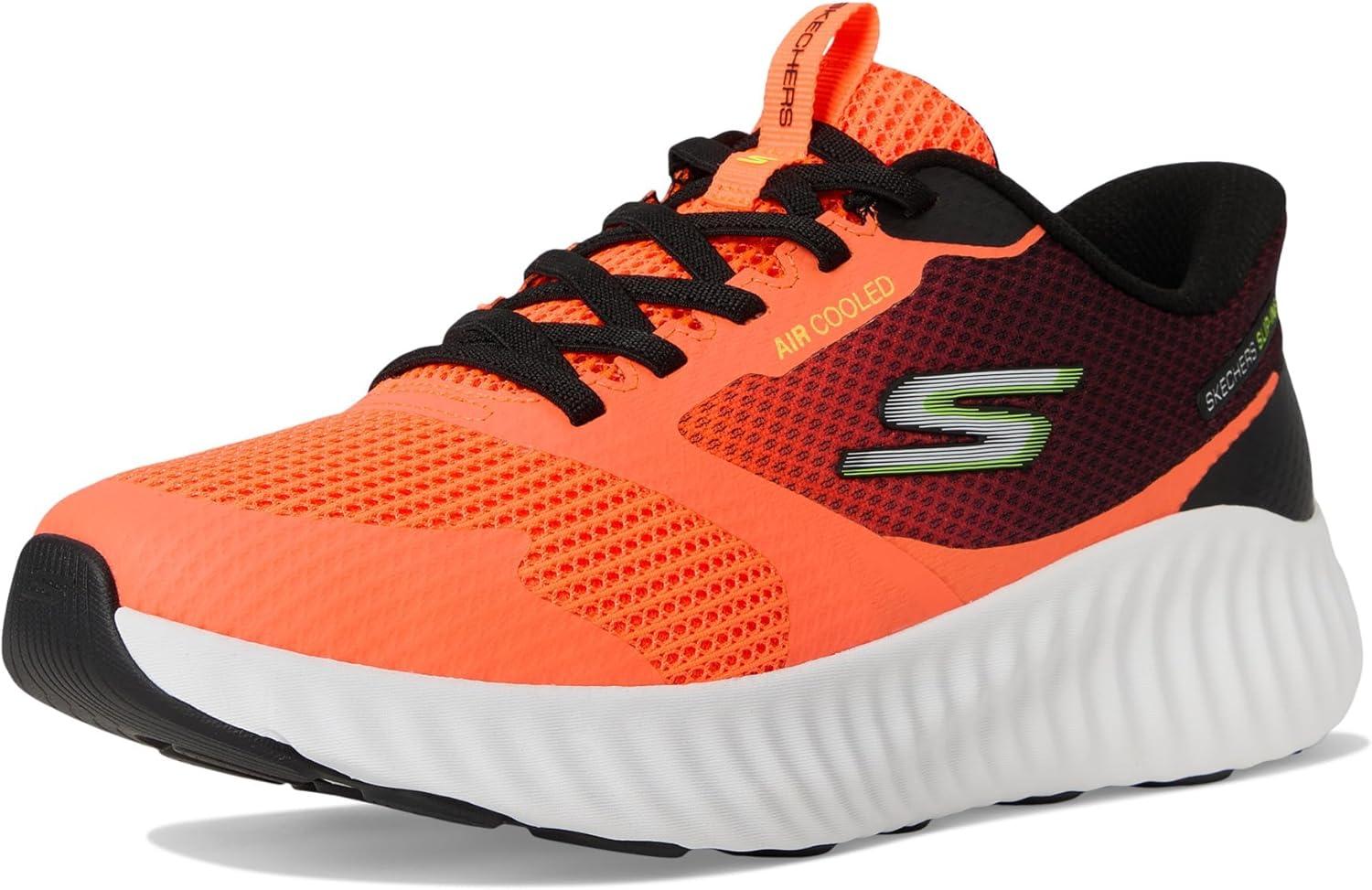 imageSkechers Mens Go Run Now Starfuse Hands Free SlipinsOrangeBlack