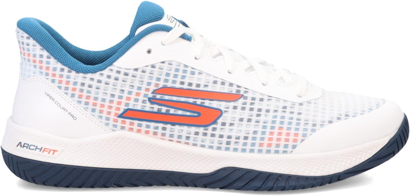 imageSkechers Mens Go Train Arch Fit Viper Court Pro PickleballWhiteTurquoise
