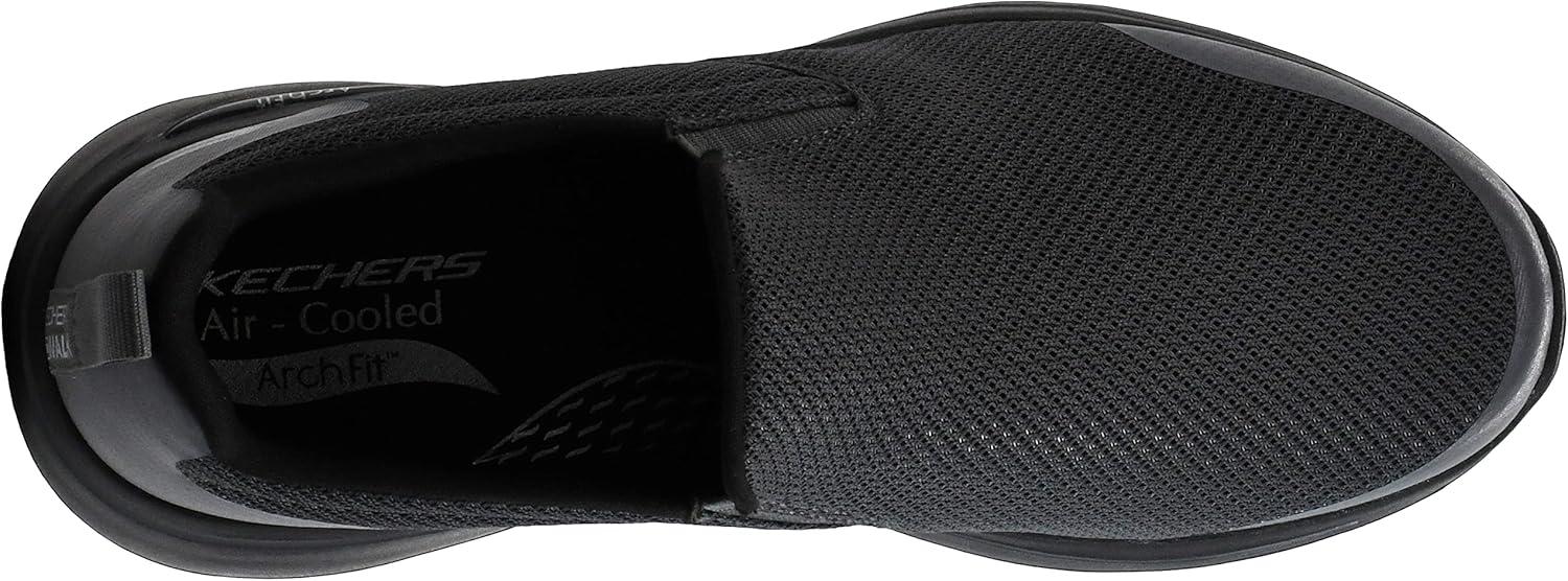 imageSkechers Mens Go Walk Arch Fit Togpath SneakerCharcoalBlack