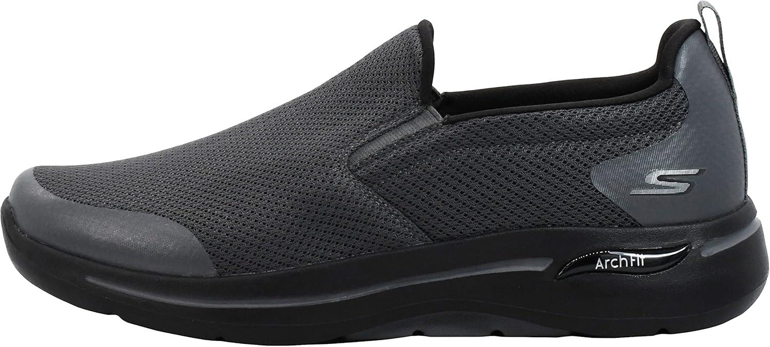 imageSkechers Mens Go Walk Arch Fit Togpath SneakerCharcoalBlack