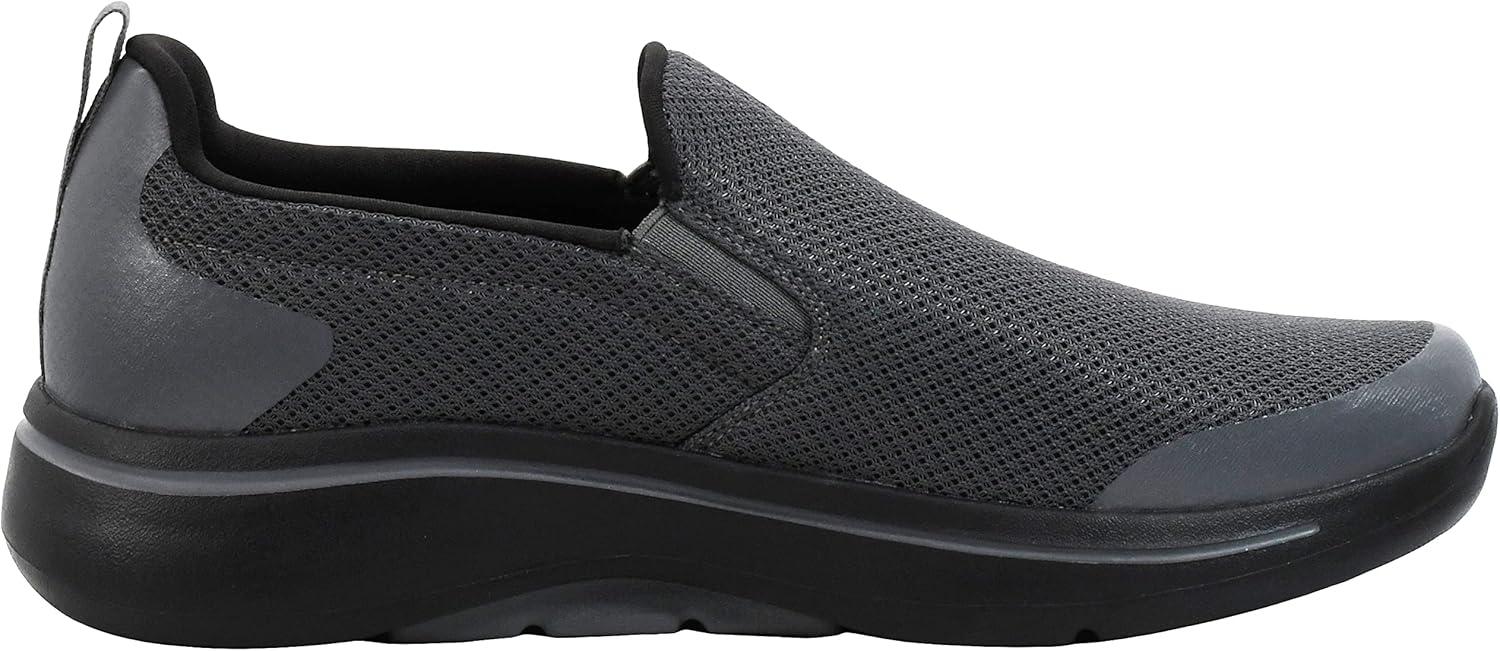 imageSkechers Mens Go Walk Arch Fit Togpath SneakerCharcoalBlack