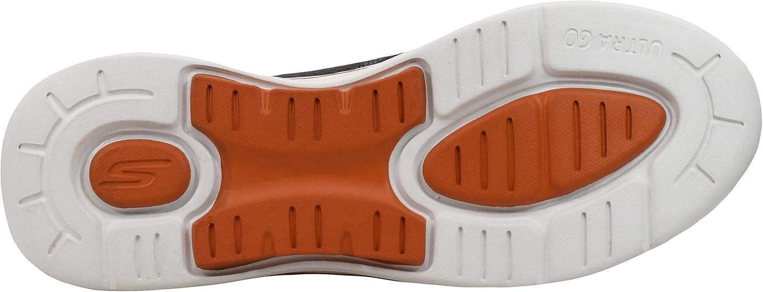 imageSkechers Mens Go Walk Arch Fit Togpath SneakerCharcoalOrange