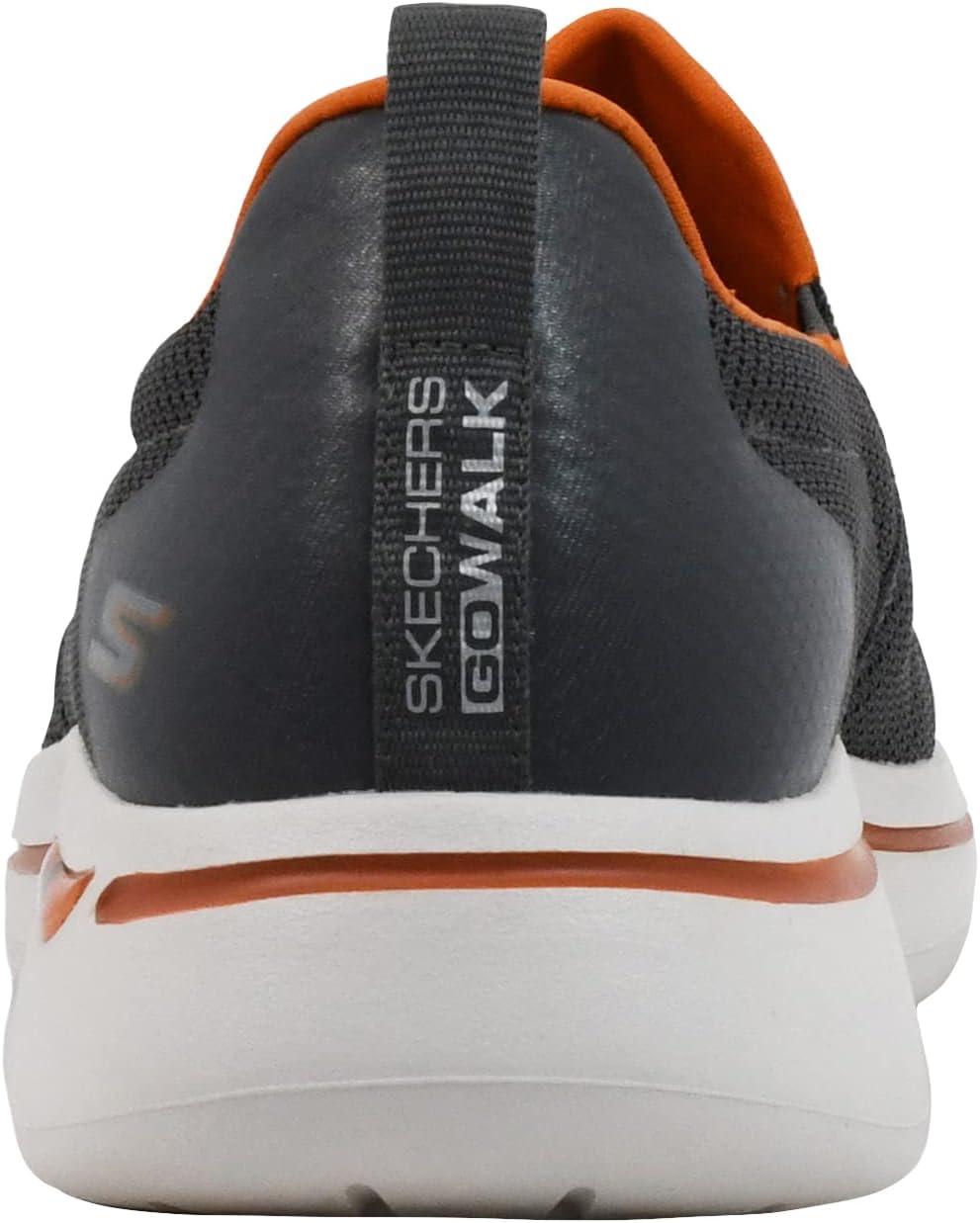 imageSkechers Mens Go Walk Arch Fit Togpath SneakerCharcoalOrange