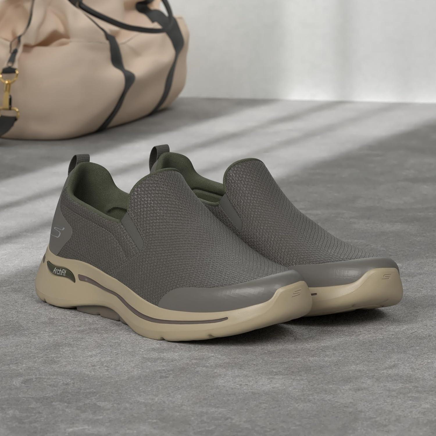 imageSkechers Mens Go Walk Arch Fit Togpath SneakerTaupe