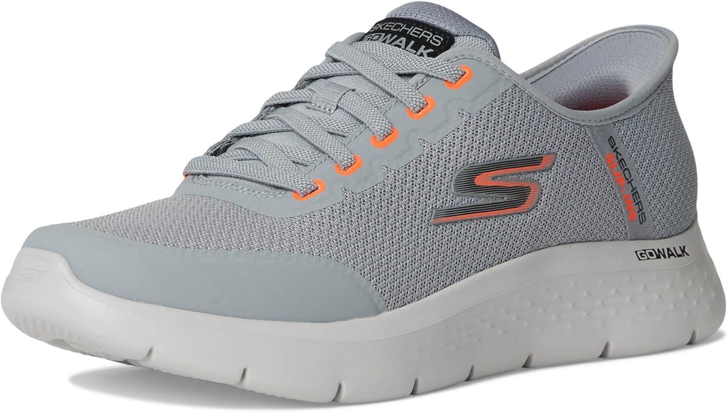 imageSkechers Mens Go Walk Flex Netro Hands Free SlipinsGrey