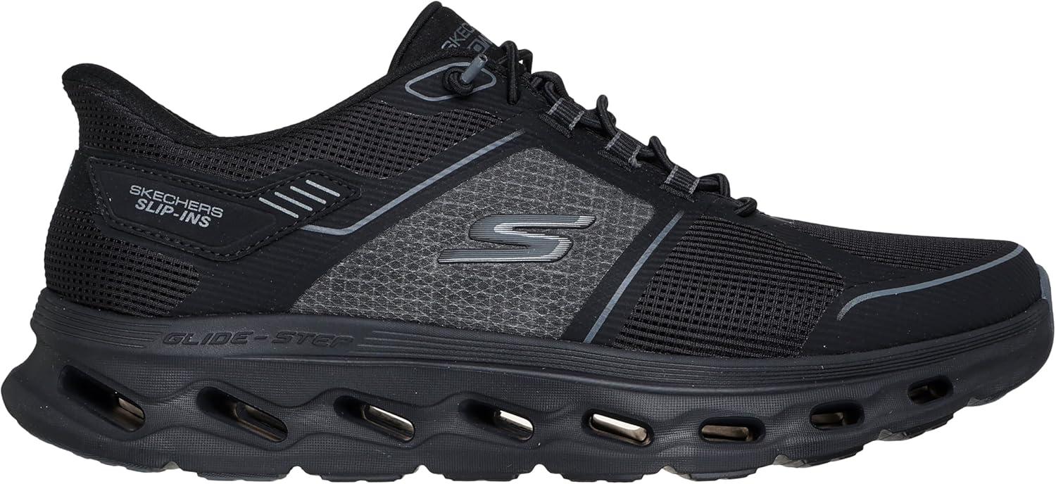 imageSkechers Mens Go Walk Glide Step 20 Zalor Hands Free SlipinsBlackBlack