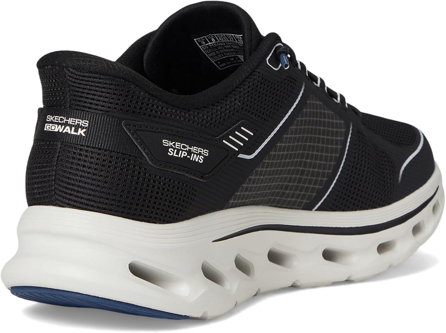 imageSkechers Mens Go Walk Glide Step 20 Zalor Hands Free SlipinsBlackWhite