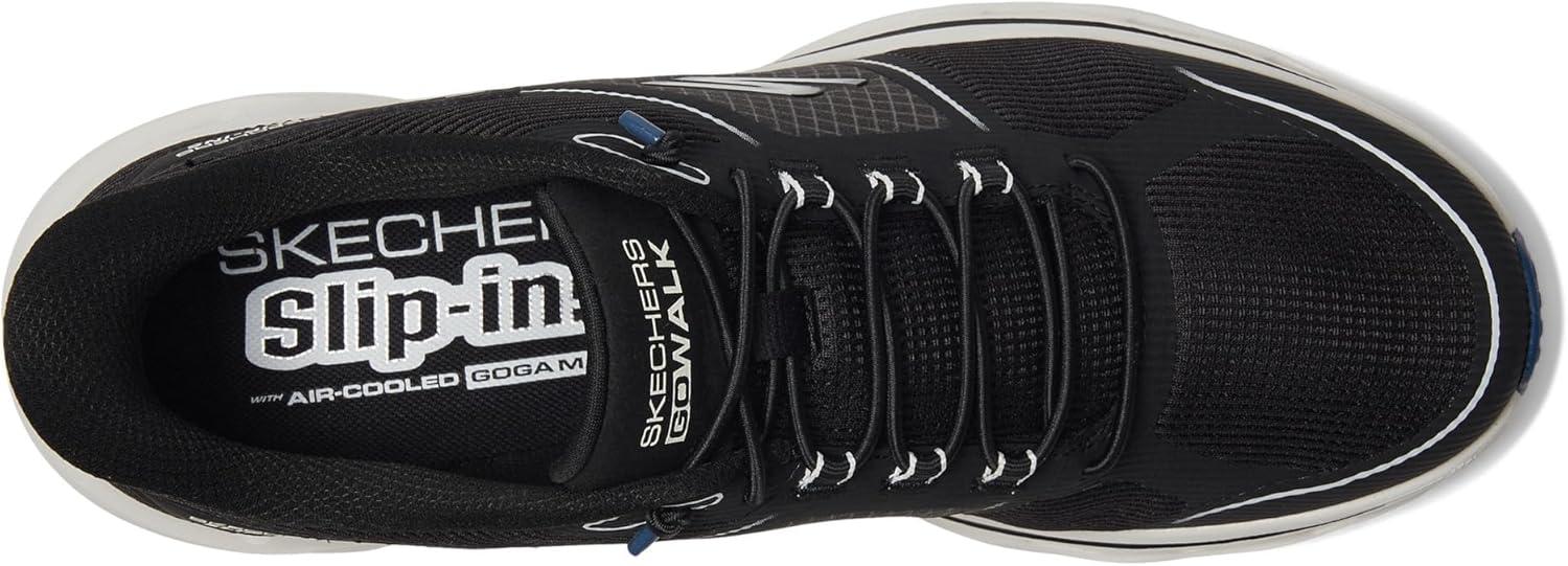 imageSkechers Mens Go Walk Glide Step 20 Zalor Hands Free SlipinsBlackWhite