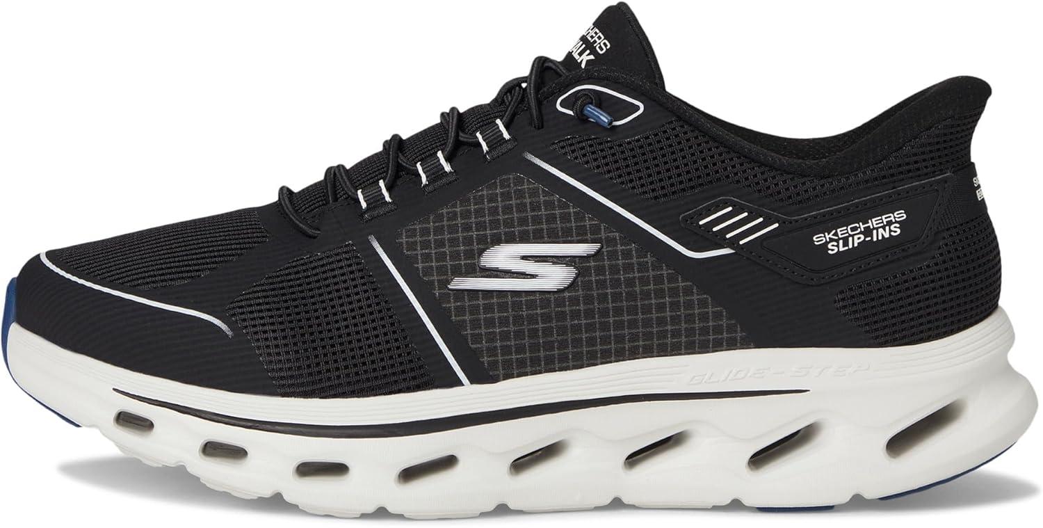 imageSkechers Mens Go Walk Glide Step 20 Zalor Hands Free SlipinsBlackWhite