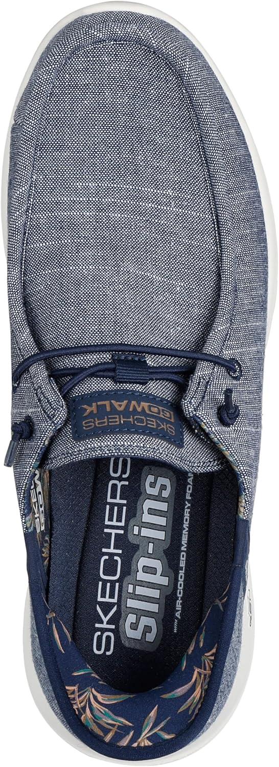 imageSkechers Mens Go Walk Max with Ease Hands Free SlipinsNavy