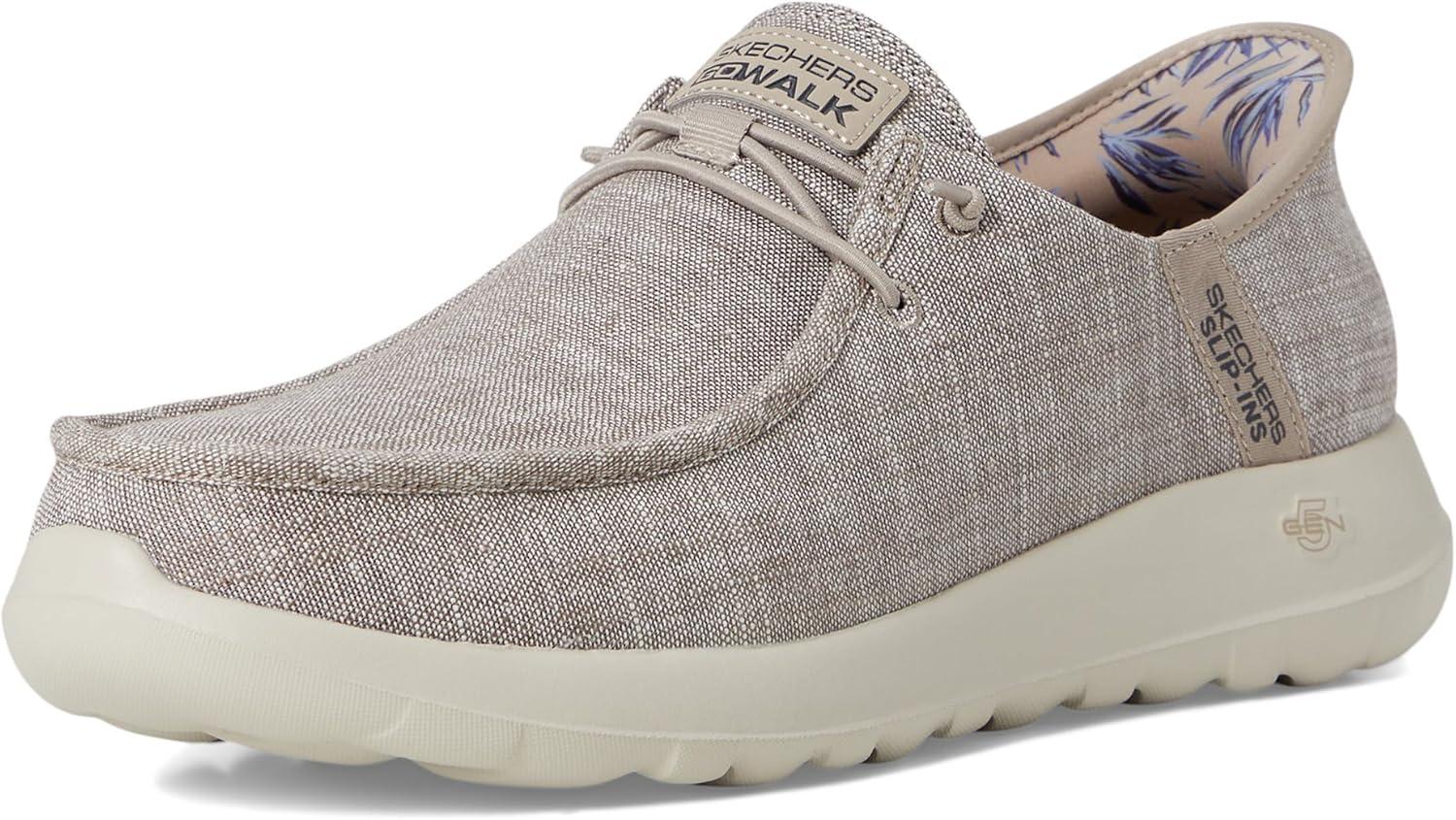 imageSkechers Mens Go Walk Max with Ease Hands Free SlipinsTaupe