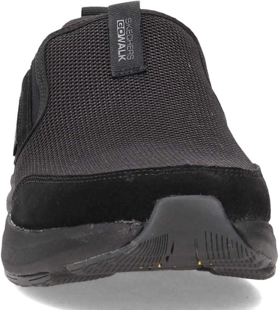 imageSkechers Mens Go Walk Outdoor Athletic Slipon Trail Hiking Shoes with Air Cooled Memory FoamBlack