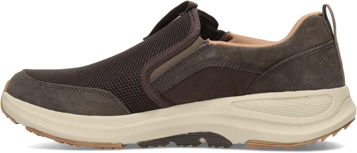 imageSkechers Mens Go Walk Outdoor Athletic Slipon Trail Hiking Shoes with Air Cooled Memory FoamBrown