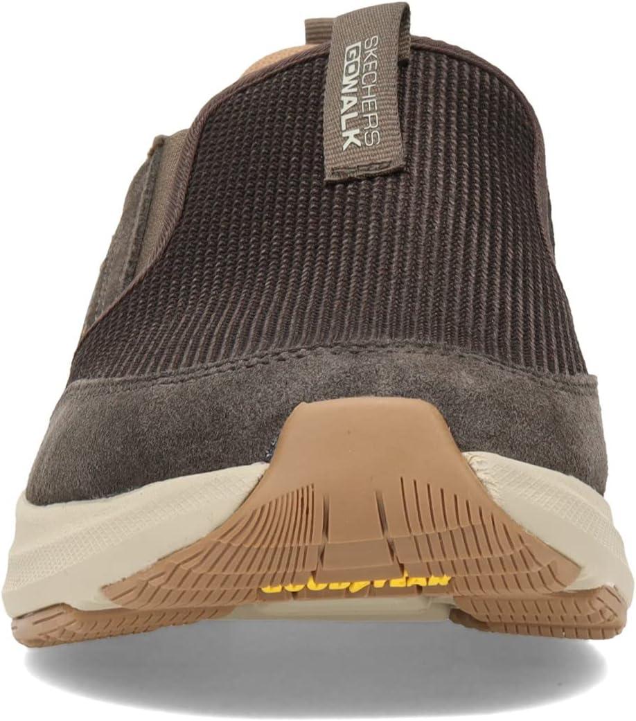 imageSkechers Mens Go Walk Outdoor Athletic Slipon Trail Hiking Shoes with Air Cooled Memory FoamBrown