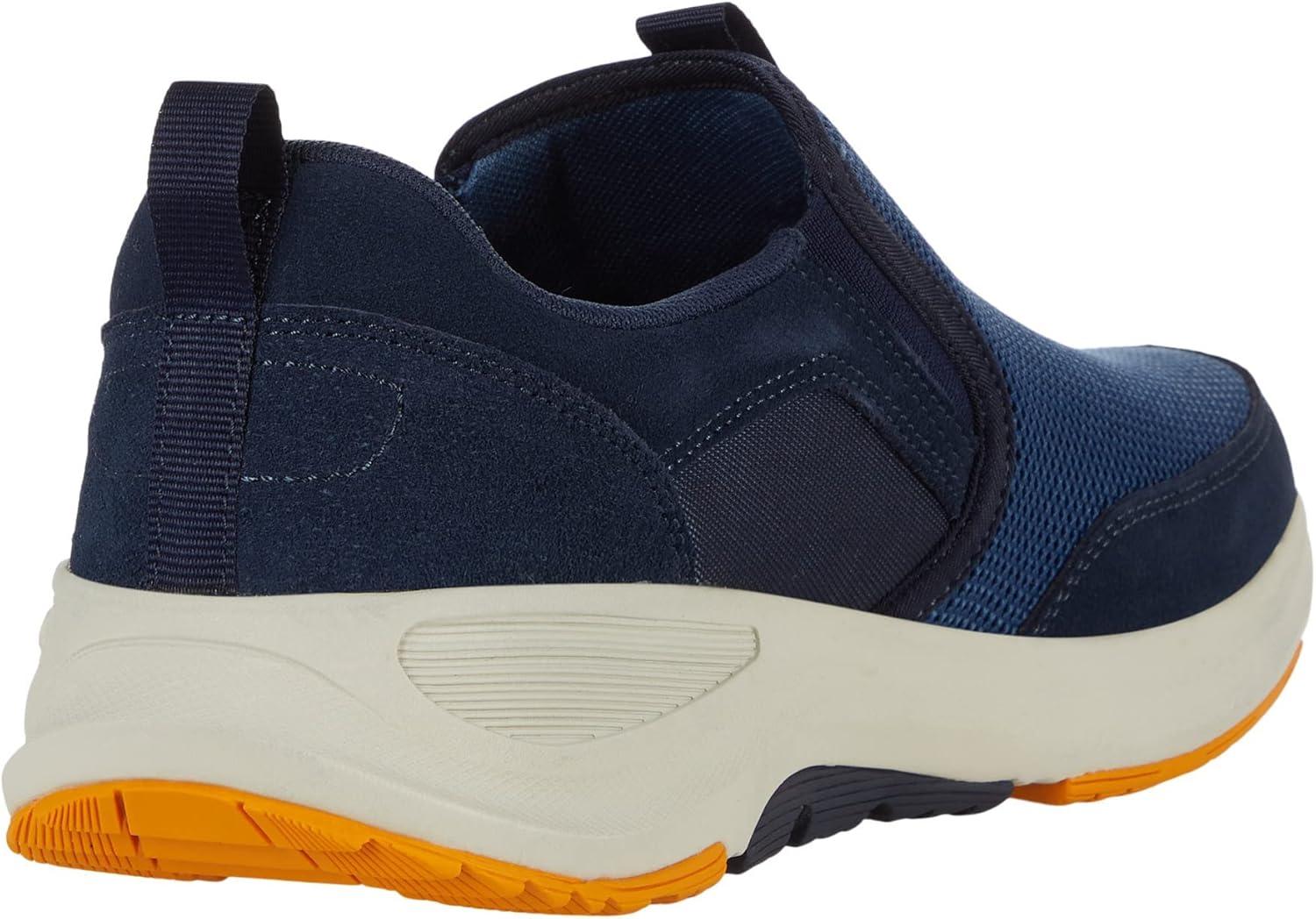 imageSkechers Mens Go Walk Outdoor Athletic Slipon Trail Hiking Shoes with Air Cooled Memory FoamNavyYellow