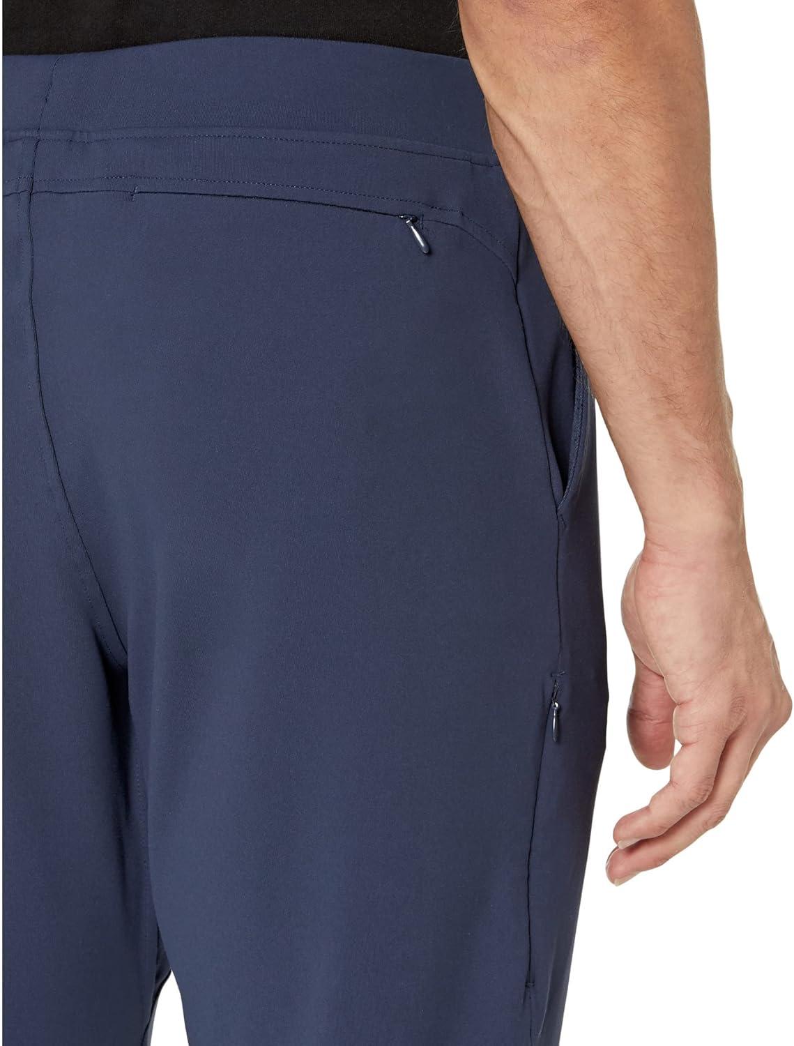 imageSkechers Mens Go Walk Slip Ins Stretchable Tapered Leg PantsBlue Iris