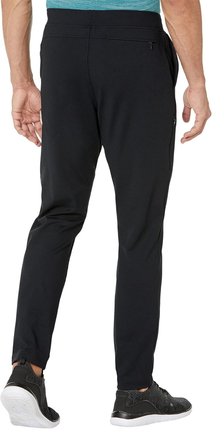 imageSkechers Mens Go Walk Slip Ins Stretchable Tapered Leg PantsBold Black