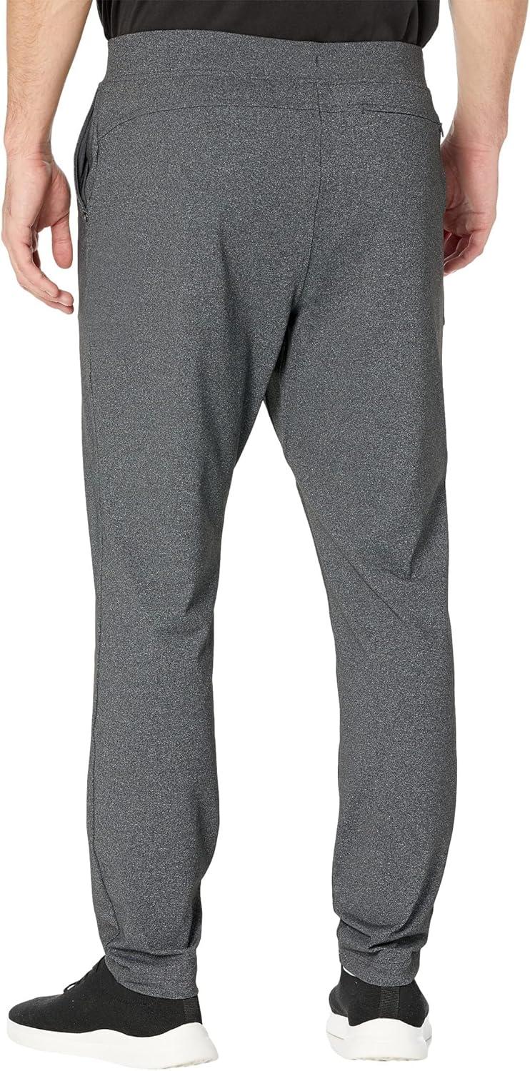 imageSkechers Mens Go Walk Slip Ins Stretchable Tapered Leg PantsHeather Charcoal