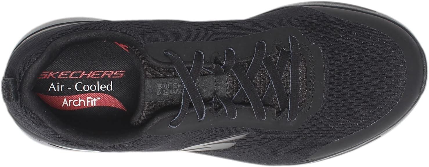 imageSkechers Mens Gowalk Arch FitAthletic Workout Walking Shoe with Air Cooled FoamSneakerBlack