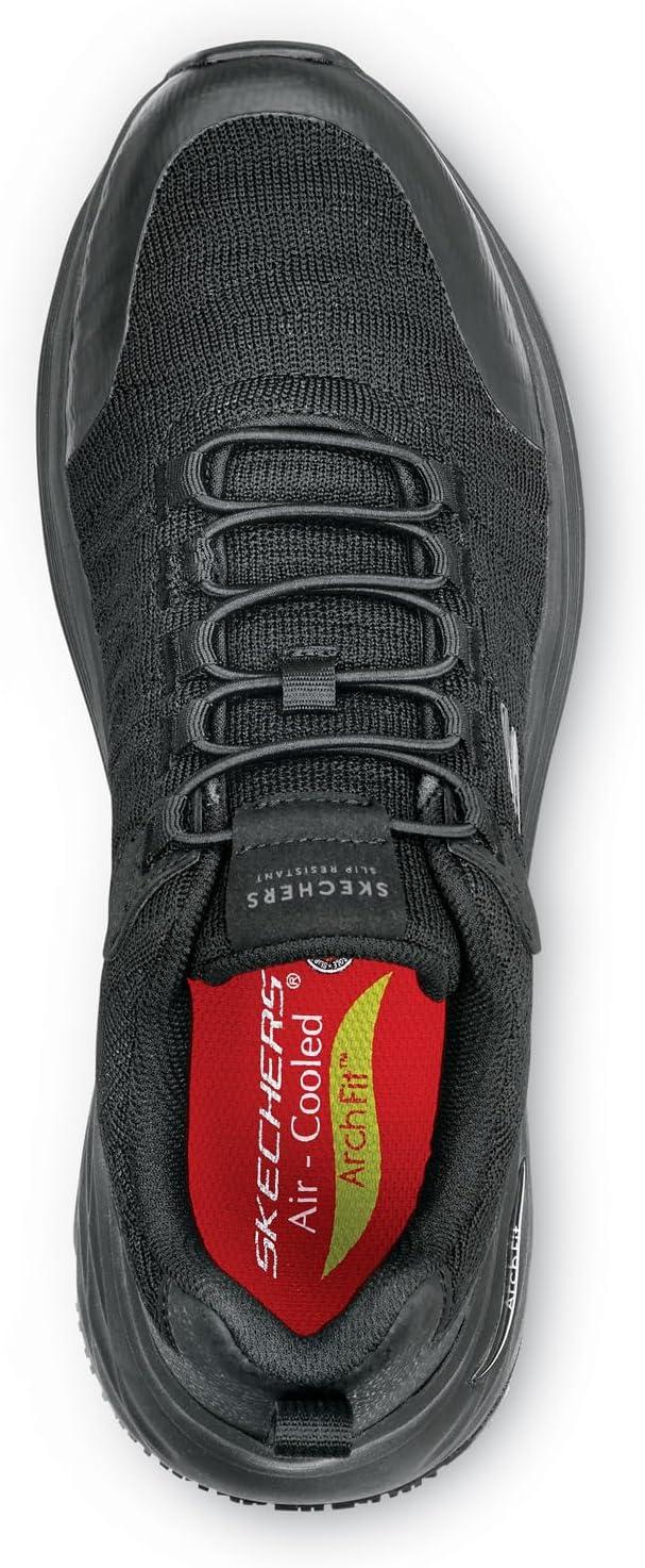 imageSkechers Mens Gowalk Arch FitAthletic Workout Walking Shoe with Air Cooled FoamSneakerBlackBlack