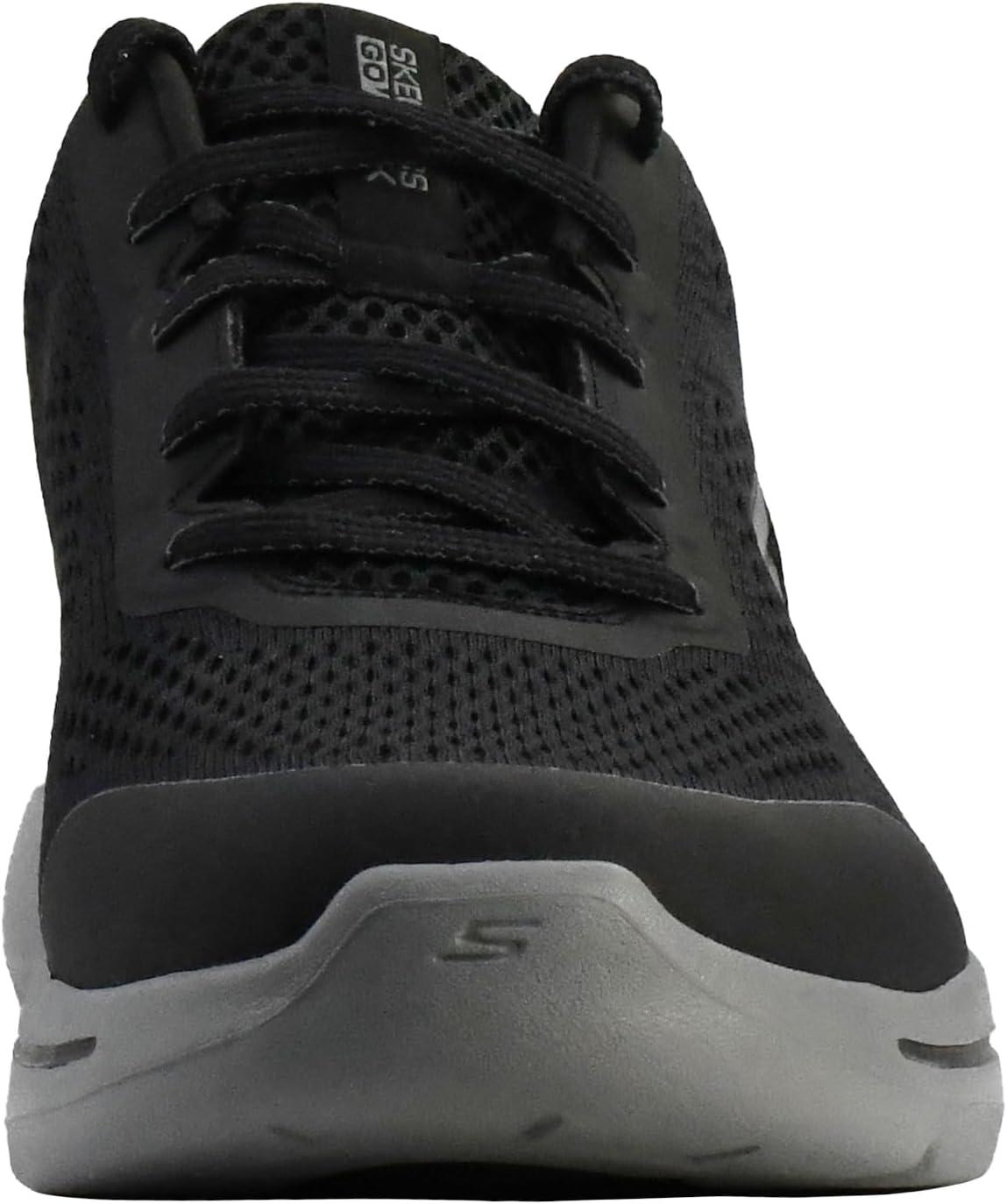 imageSkechers Mens Gowalk Arch FitAthletic Workout Walking Shoe with Air Cooled FoamSneakerBlackGrey