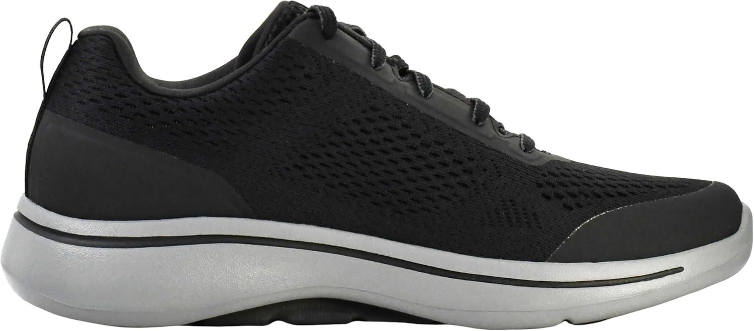 imageSkechers Mens Gowalk Arch FitAthletic Workout Walking Shoe with Air Cooled FoamSneakerBlackGrey
