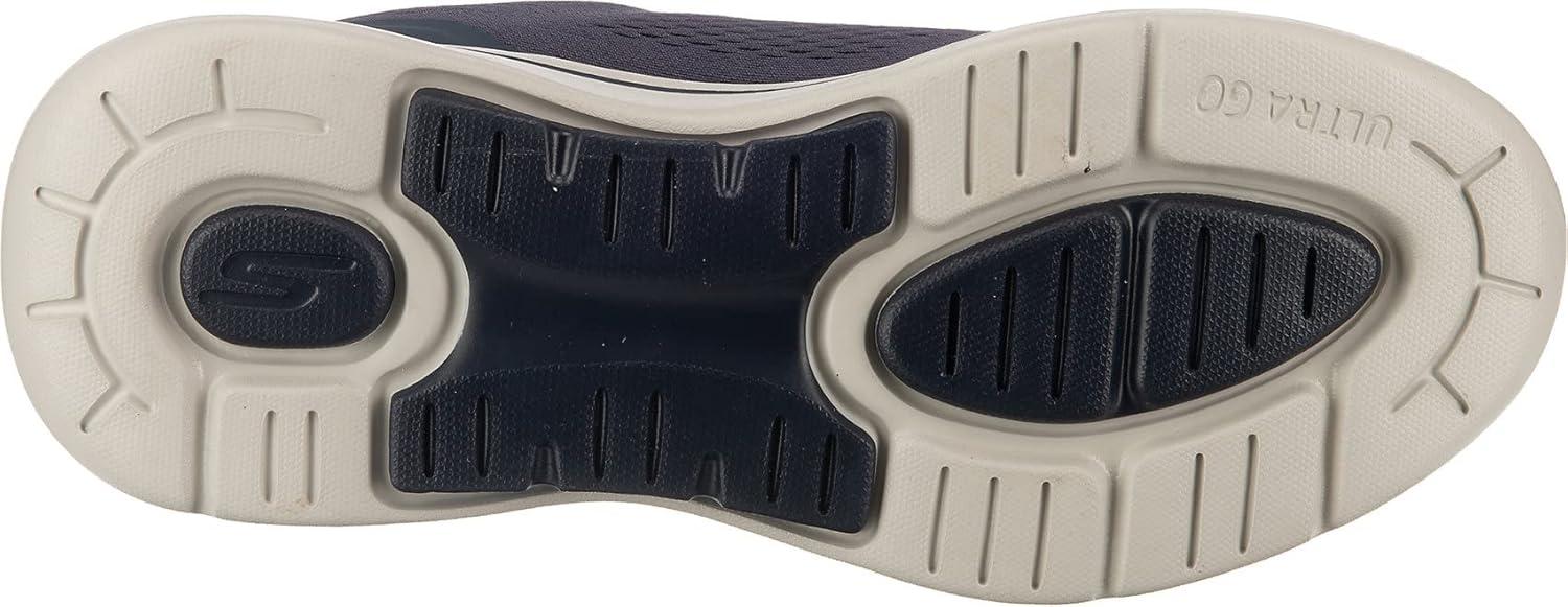 imageSkechers Mens Gowalk Arch FitAthletic Workout Walking Shoe with Air Cooled FoamSneakerNavyGold