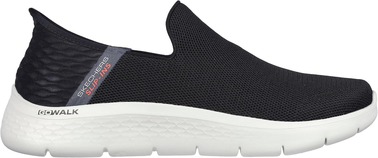 imageSkechers Mens Gowalk Flex Hands Free Slipins Walking ShoesBlackGrey