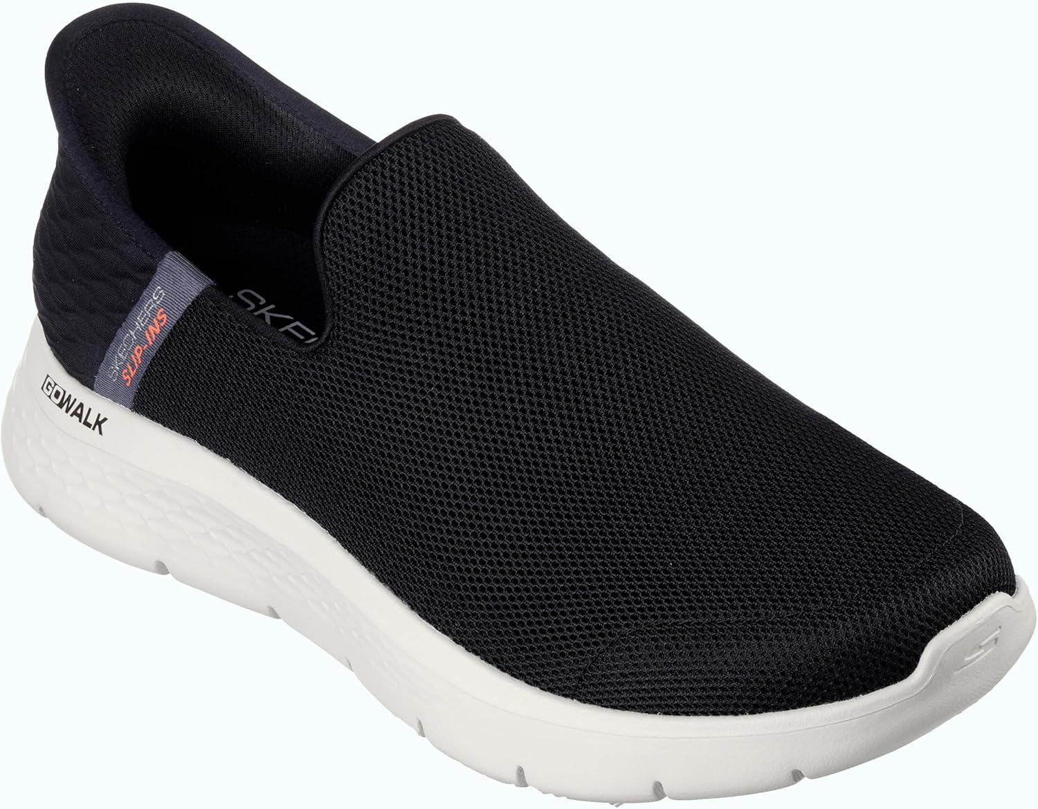 imageSkechers Mens Gowalk Flex Hands Free Slipins Walking ShoesBlackGrey