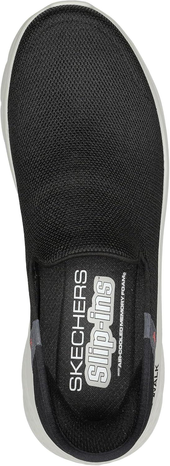 imageSkechers Mens Gowalk Flex Hands Free Slipins Walking ShoesBlackGrey