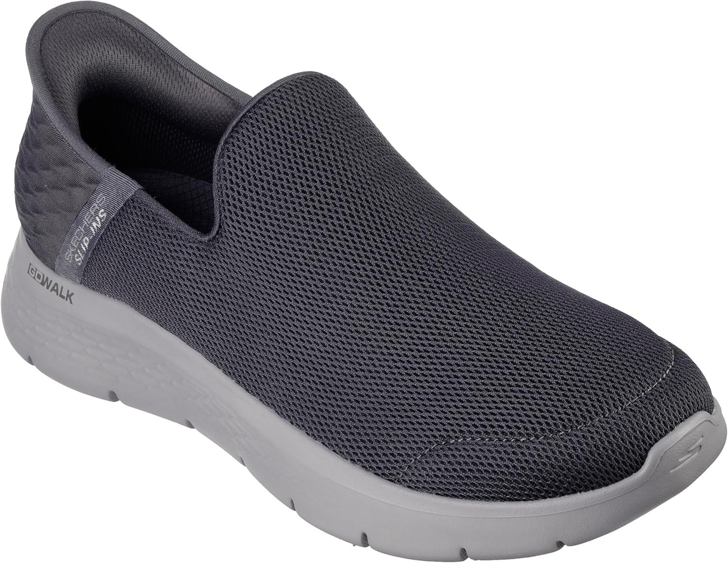 imageSkechers Mens Gowalk Flex Hands Free Slipins Walking ShoesDark Gray