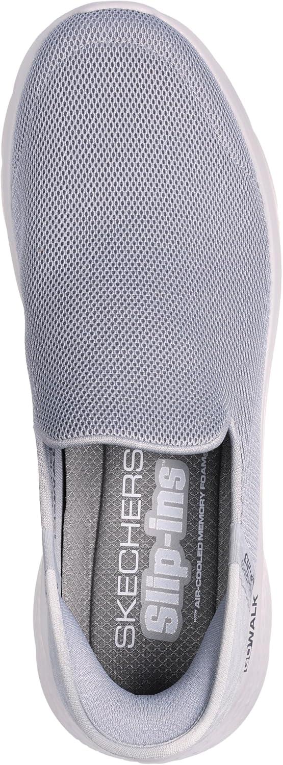 imageSkechers Mens Gowalk Flex Hands Free Slipins Walking ShoesLight Gray