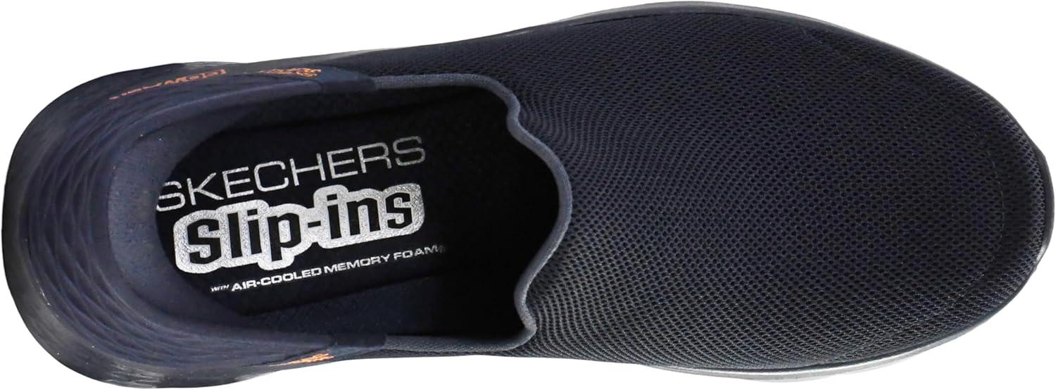 imageSkechers Mens Gowalk Flex Hands Free Slipins Walking ShoesNavyOrange