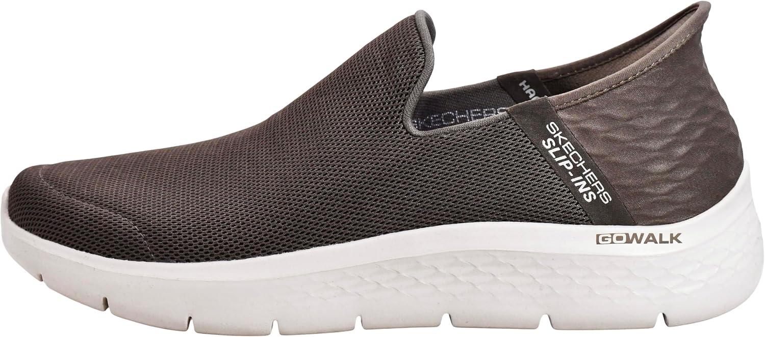 imageSkechers Mens Gowalk Flex Hands Free Slipins Walking ShoesTaupeNatural