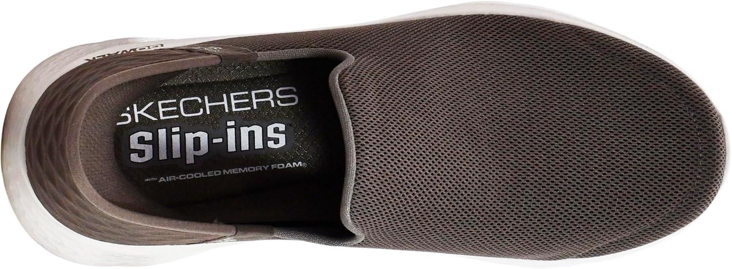 imageSkechers Mens Gowalk Flex Hands Free Slipins Walking ShoesTaupeNatural