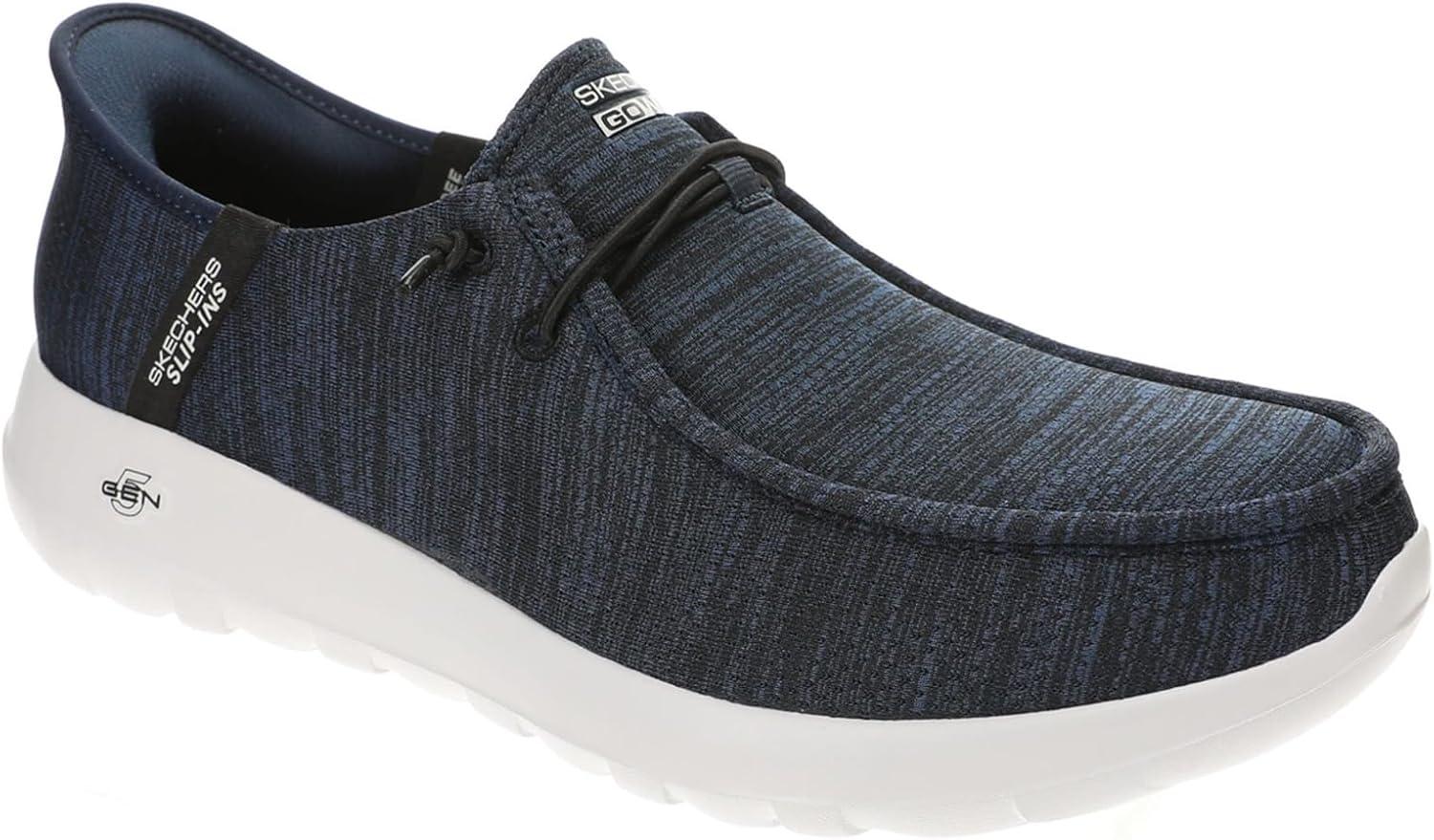 imageSkechers Mens Gowalk Max Slipins Athletic Slipon Casual Walking Shoes AirCooled Memory FoamNavy