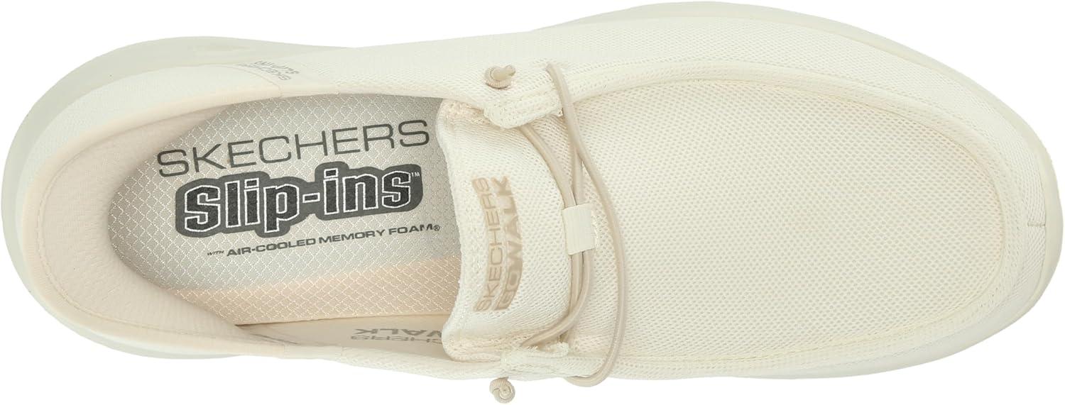 imageSkechers Mens Gowalk Max Slipins Athletic Slipon Casual Walking Shoes AirCooled Memory FoamOffwhite
