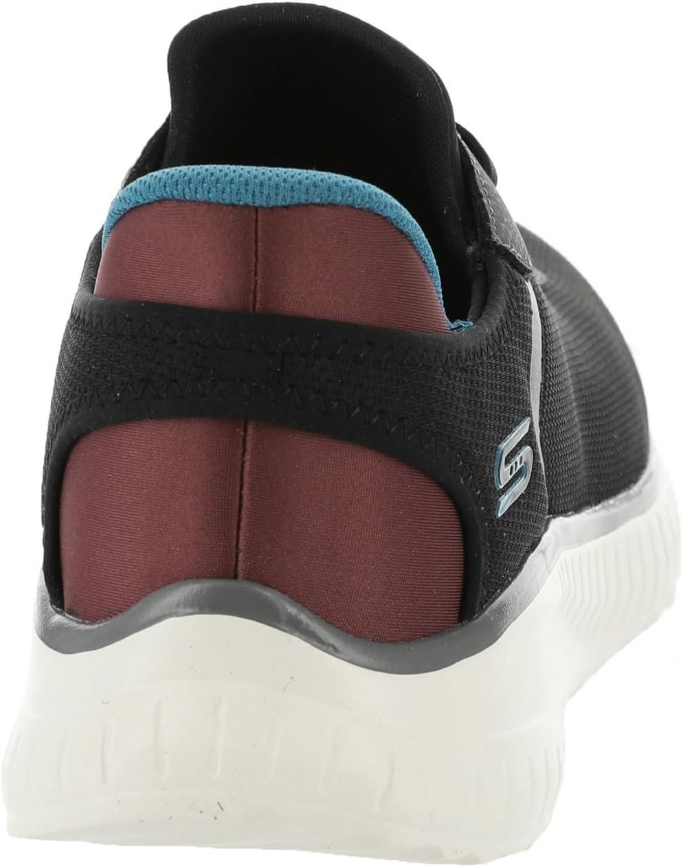 imageSkechers Mens Hands Free Slipins Bobs Squad Chaos Solid TourBlackmulti