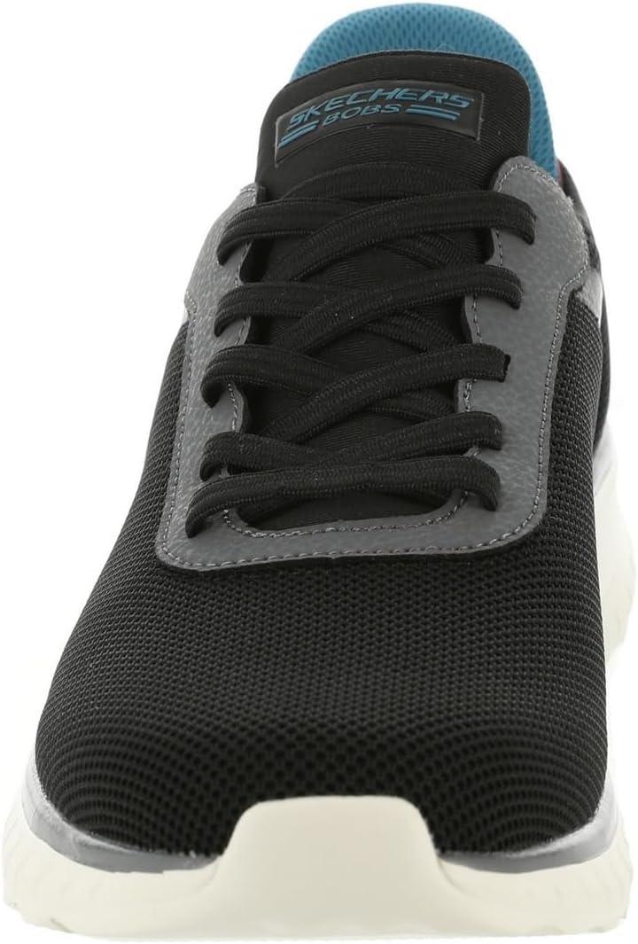 imageSkechers Mens Hands Free Slipins Bobs Squad Chaos Solid TourBlackmulti