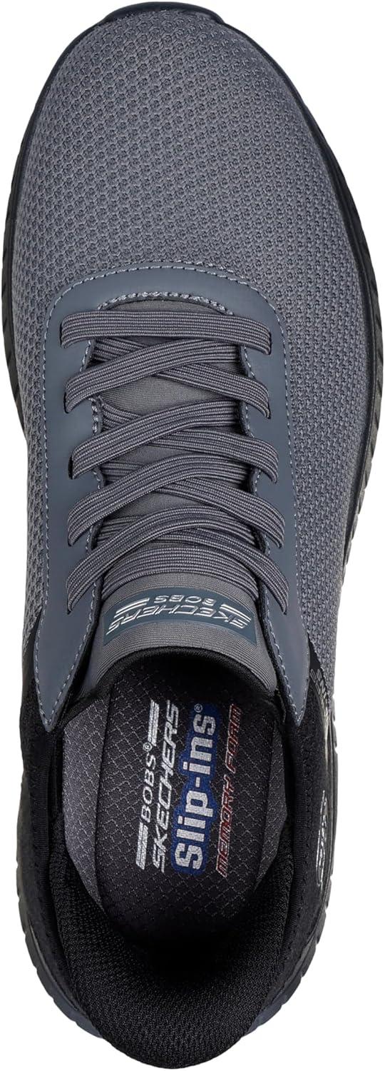 imageSkechers Mens Hands Free Slipins Bobs Squad Chaos Solid TourDark Gray