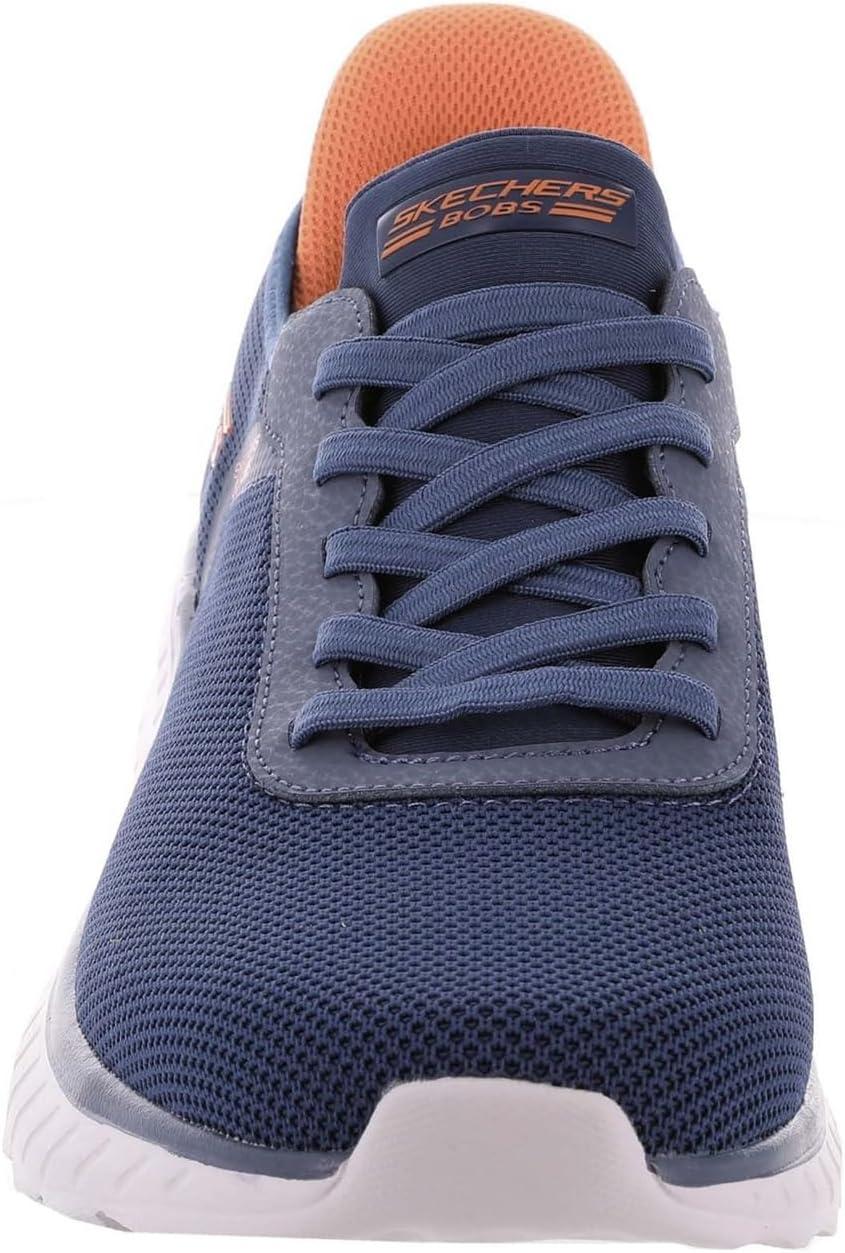 imageSkechers Mens Hands Free Slipins Bobs Squad Chaos Solid TourNavy Multi