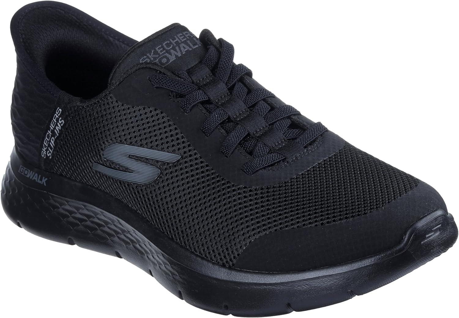 imageSkechers Mens Hands Free Slipins Go Walk FlexHands Up SneakerSneakerBlackBlack